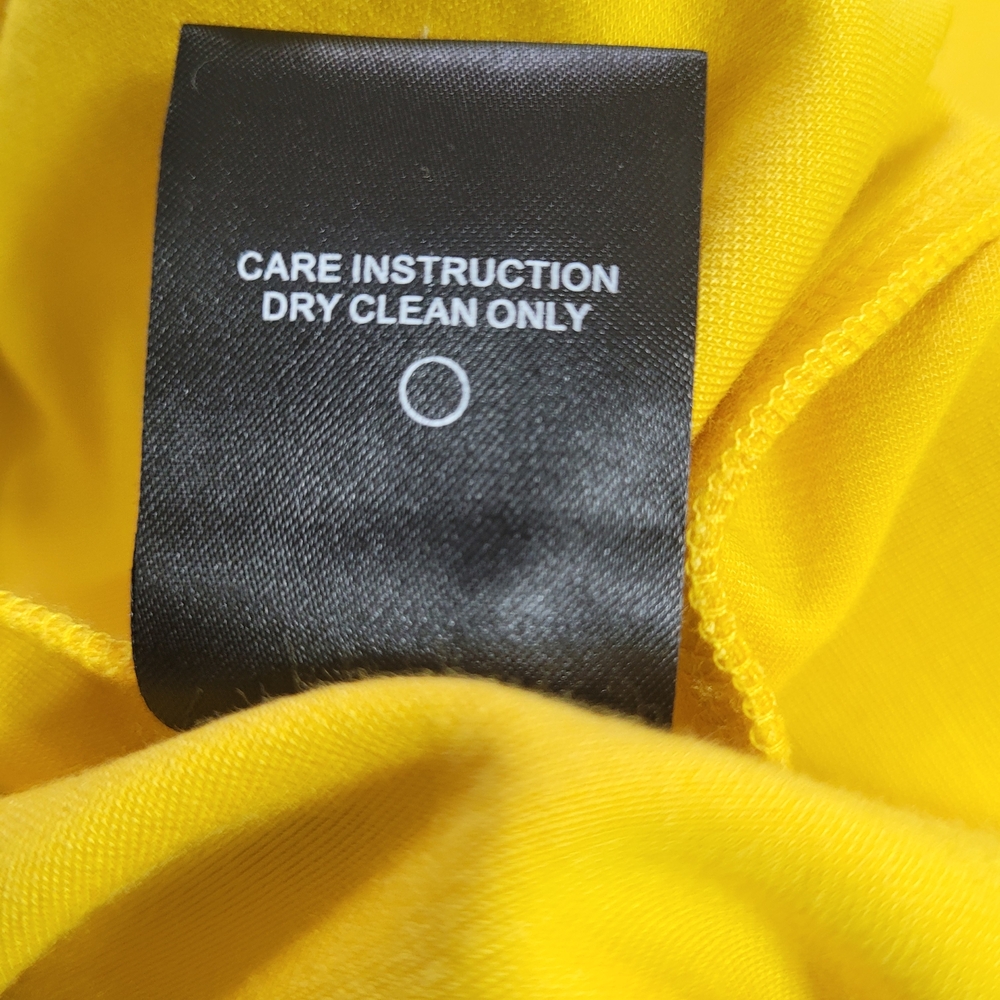 NWT Revolve NBD Totale Marigold Yellow Plunge Cutout Bodycon Short Dress Size S - Picture 9 of 9